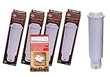 Human-Wellness 4 x Filterpatrone für alle Nivona Kaffeevollautomaten + 10 Reinigungstabletten