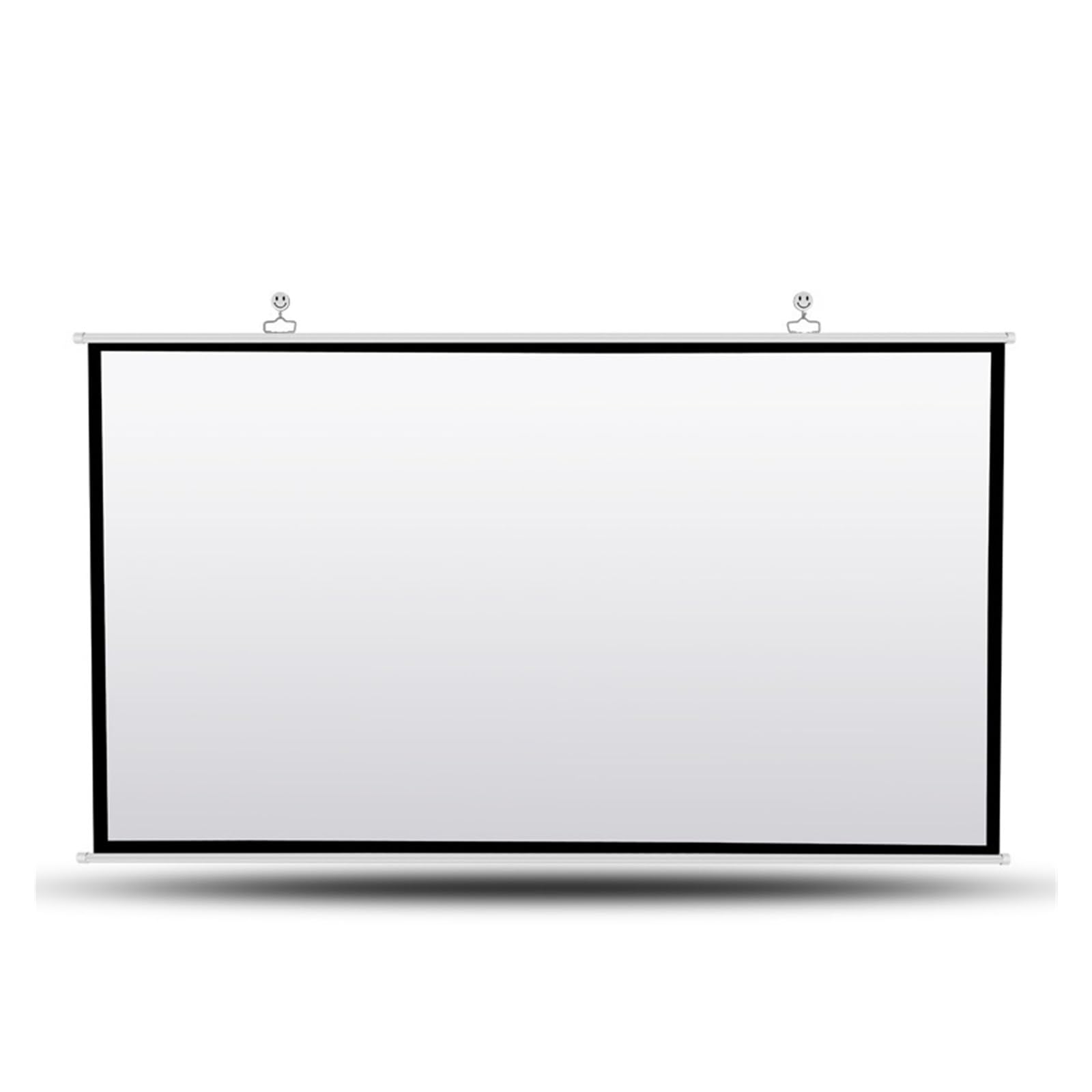 Schermo per Proiettore, Proiettore da parete for la casa Schermo cinematografico Tenda for schermo di proiezione pieghevole 60 72 84 100 pollici 16:9 4:3(72 inches 16:9)
