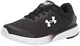 Under Armour Women's Charged Escape 3 BL Running Shoe, Black (001)/White, 6