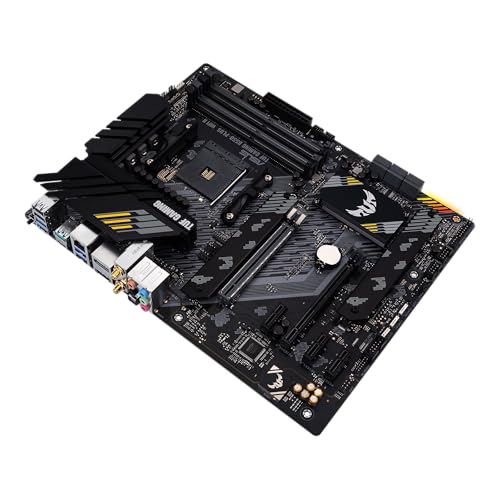 Image of ASUS TUF Gaming B550-PLUS WiFi II AMD AM4 (3rd Gen Ryzen) ATX Gaming Motherboard (PCIe 4.0, WiFi 6, 2.5Gb LAN, BIOS Flashback, USB 3.2 Gen 2, Addressable Gen 2 RGB Header and Aura Sync)