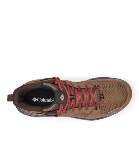 Columbia Mens Benson Mid Hiking Shoe, Dark Brown/Spice, 8.5 - image 8