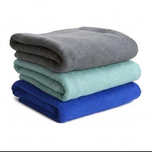 Image of Dribble Microfiber Weft Knitting 400 GSM Hand Towel 40x60 cm | Ultra Soft, Quick Dry, Highly Absorbent | Lightweight & Skin-Friendly Towel for Bathroom, Gym & Travel, Multicolor (Pack of 3)