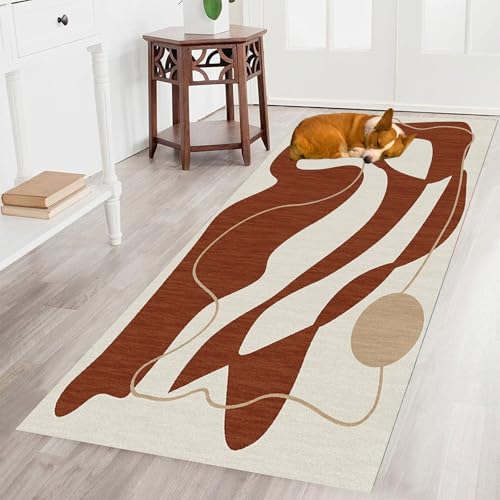 Alfombra de cocina lavable para pasillos largos diseño moderno y antimanchas 2