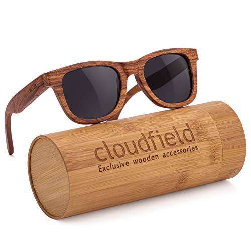 Image of cloudfield Wood Sunglasses Men & Women, 100% UVA & UVB Protection
