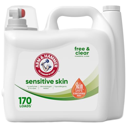 ARM & HAMMER Sensitive Skin Free Clear, 170 Loads...