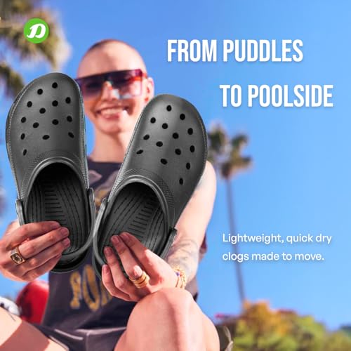 DOCTOR EXTRA SOFT Men's Classic Casual Clogs/Sandals with Adjustable Back Strap for Adult | Comfortable & Light Weight | Stylish & Anti-Skid | Waterproof & Daily Mules for Gents & Boys D-501