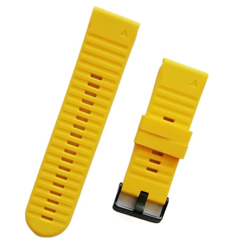 Correa de silicona de 22 mm cómoda y resistente para Garmin Fenix 5 y Fenix 6