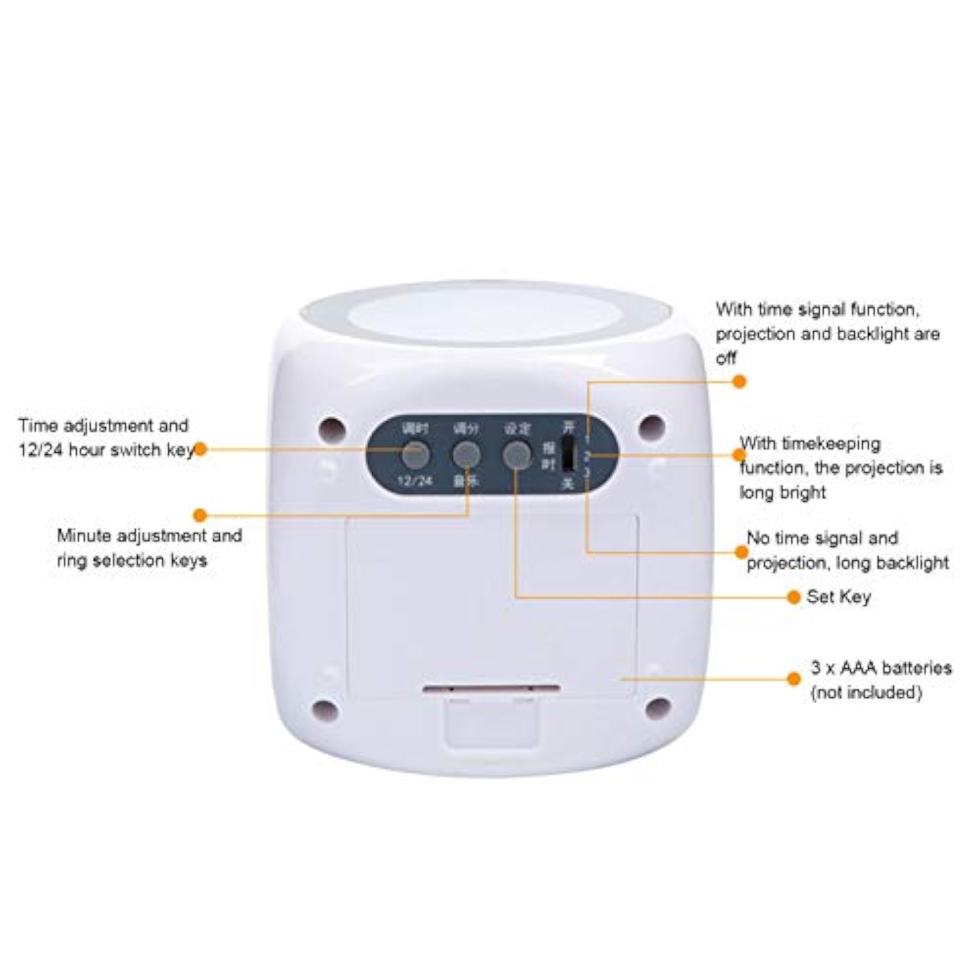 LCD Clock with Complete Functions and Backlight