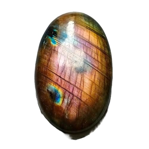 Labradorite naturelle ovale 49x27mm cabochon en vrac pour création bijoux GH_NAT_03572