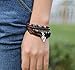 MA Multilayer Leather Bracelet Women Fashion Musical Note by monA Attic