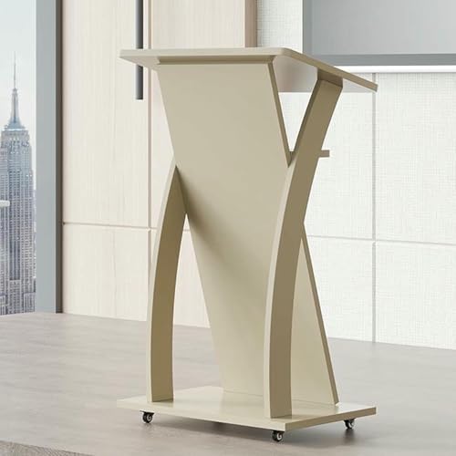 Sperimenta una maggiore praticità con il nostro Ergon Design Podium. L'ampio desktop e il deflettore consentono di riporre laptop, materiali di presentazione e documenti in modo sicuro, prevenendo incidenti