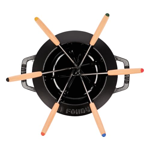 Staub 18cm フォンデュセット 40511-971 ブラック NEW SET FONDUE PEQUENO の商品画像 4