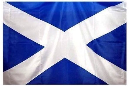 St. Andrews Cross Scottish Saltire Flag - 5ft X 3ft (150 X 90cm) Ideal for Flagpole