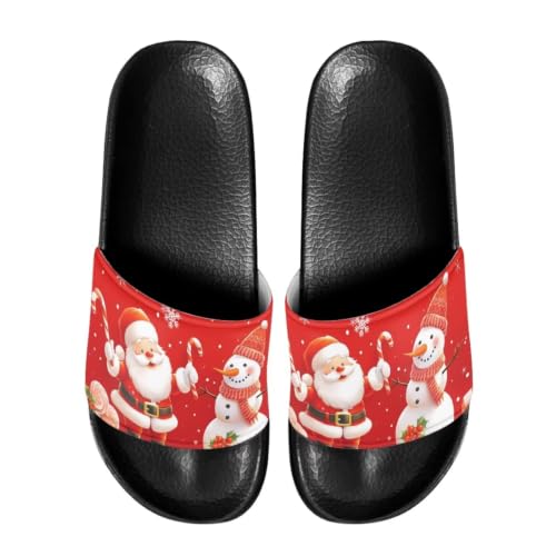 Image of Footwear for Mens Open Toe Athletic Sandals Anti-Slip Sole Slide Sandals Pillow House Flat Shoes Comfortable Slip On Slippers for Indoor & Outdoor