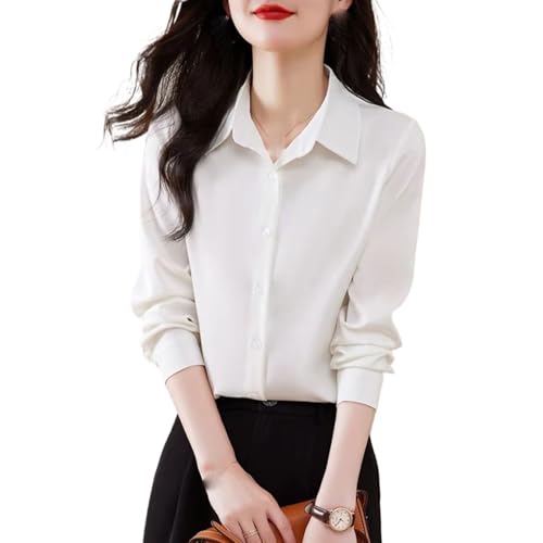 Chemise en satin pour femme finie les plis pour rester élégante toute la journée