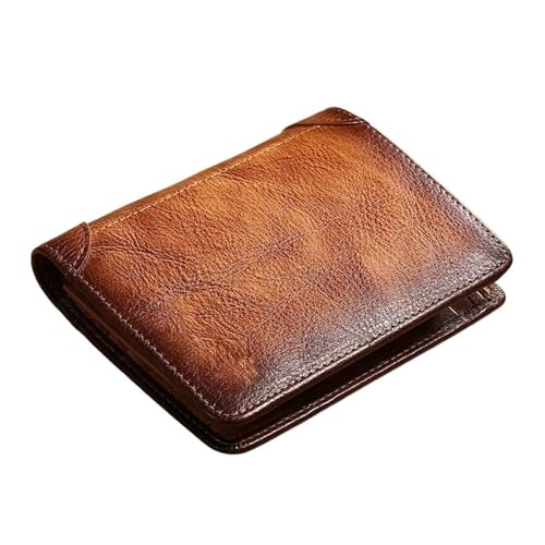 Can Accommodate Card Change Wallet Men Swipe Multi-card Short Money Clip(B)