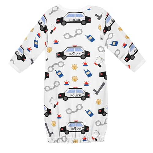 Baby Boy Girl Sleeper Gown Cotton Nightgowns Clothes2