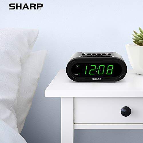 Sharp OZJONG Digital Alarm With Accuset - Automatic Smart Clock thumb #5