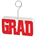 GRAD Photo/Balloon Holder (red) Party Accessory (1 count)