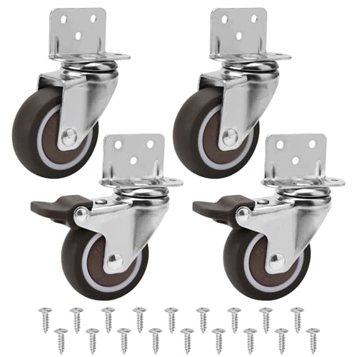 Roulettes pour Meubles Bloqués : Solution Pivotante 50mm Charge Maximale 120 KG