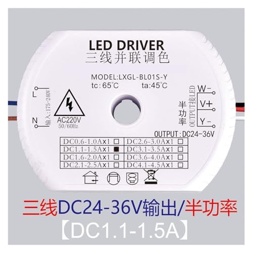 Pilote de couleur LED à gradation parallèle transformateur variable 24V136A - 2