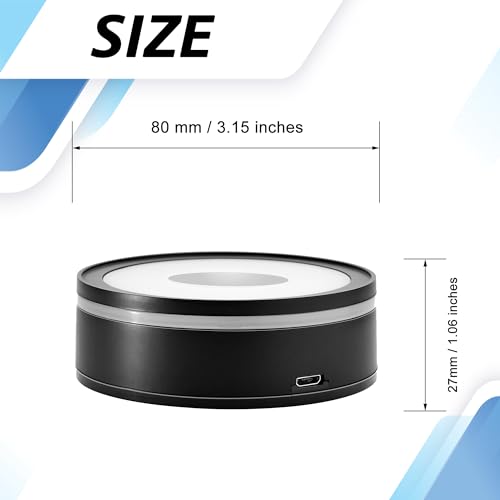 image for IFOLAINA LED Light Base Lighted Display Stand for Crystal 3D Photo Gla