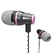 Metal In-ear Headphones Earbuds Earphones with Mic for Apple iPhone iPad iPod MacBook and Andriod SmartPhones - Black