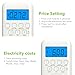 HBN Watt Meter Plug with Backlight, Plug-in Socket Power Meter Electricity Usage Monitor Consumption Home Electrical Energy Monitor, Voltage Amps Wattage Electricity Usage Tester, 9 Display Modes