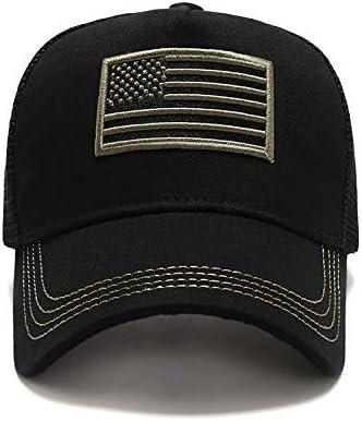SACERKU American Flag hat,Tactical Embroidered Operator Cap,Baseball Cap for Men and Women