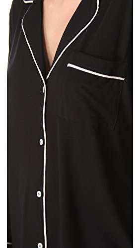 Image of Eberjey Gisele Classic Women's Pajama Set | Long Sleeve Shirt + Long Pants