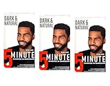 Dark & Natural Color Men Natural Black (3 Pack)
