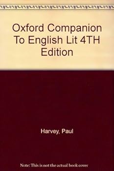 Hardcover Oxford Companion To English Lit 4TH Edition Book