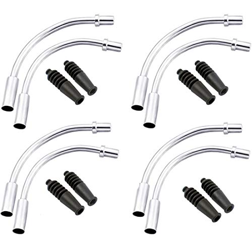 AMOUTOR 16 Pieces Bike Brake Noodles, Brake Cable Guide Tube Bend Pipe and Rubber Boots for Bicycle Riding Set for Mountain Bike Bicycle Accessories AMOUTOR 16 Pieces Bike Brake Noodles, Brake Cable Guide Tube Bend Pipe and Rubber Boots for Bicycle Riding Set for Mountain Bike Bicycle Accessories