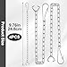 Isslly 4 Pack 9.76inch Toilet Flapper Chains, Stainless Steel Toilet Chain Replacements with Hooks, Easy to Install and Adjust Flapper Chain Fit for Most Toilet Flappers