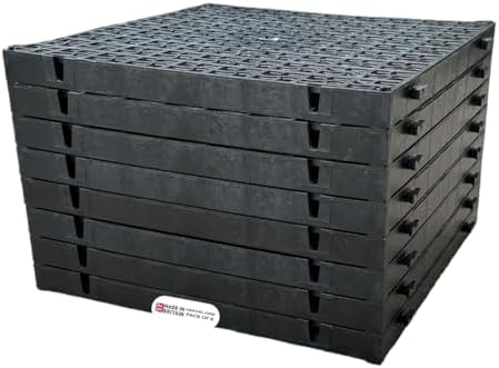 Plastic Gravel Grid x 4 (1m²) - Durable Driveway Mats for Lawn & ...
