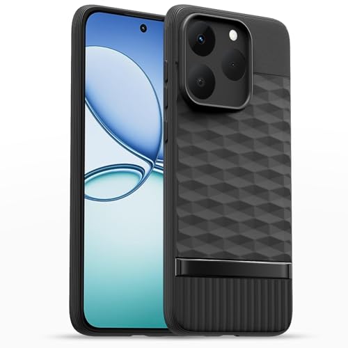 Image of Outlouders Back Cover for Realme 15T 5G / Realme Narzo 90 5G | Full Camera Protection | TPU Soft Flexible Shockproof Bumper Case (Black)