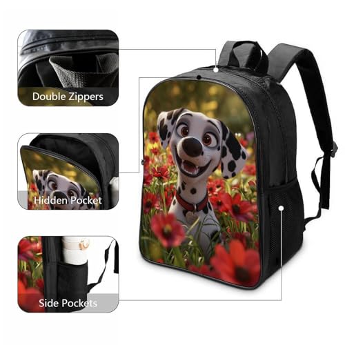 Mochila infantil de perro 3D impermeable y ajustable para niños de guardería 3