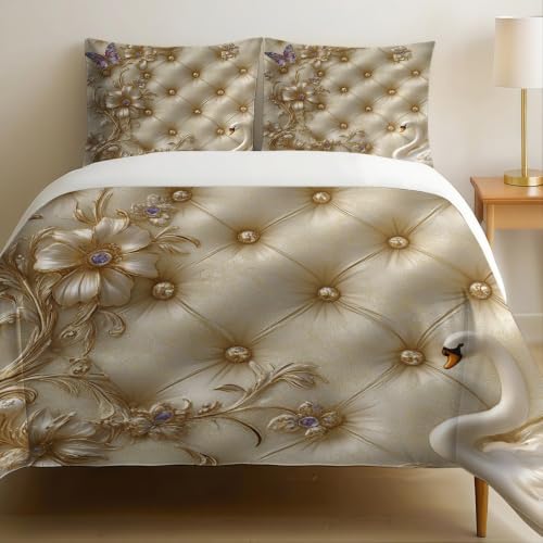 Housse de Couette Fleurs et Papillons pour Créer une Ambiance Nature et Cocooning dans la Chambre
