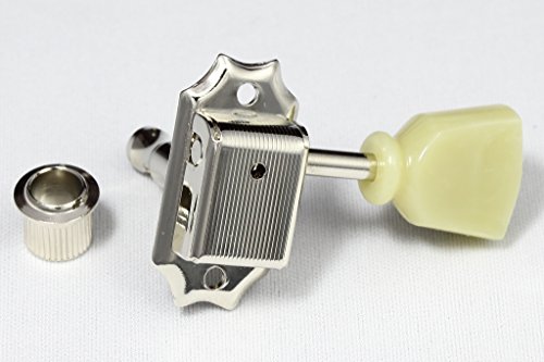 GOTOH クルーソンタイプ ギターペグ SD90 L3+R3 スタンダード軸 ニッケル ツマミ SL