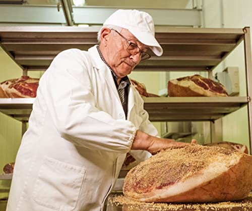 Guanciale 1,2 kg Gourmet g.g.A (I.G.P.) ganzes Stück – luftgetrocknete italienische Schweinebacke, glutenfrei – ideal für Pasta Amatriciana & Carbonara