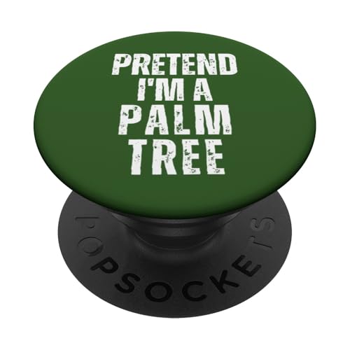Disfraz divertido de Halloween a juego de simulación soy una palmera PopSockets PopGrip Adhesivo
