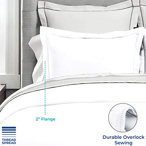 Thread-Spread-100-Egyptian-Cotton-European-Pillow-Shams-Set-of-2-with-Envelope-Closure-1000-Thread-Count-White-Euro-Pillow-Sham-Silky-Soft-Breathable-Cooling-Pillow-Sham-26-x-26 Thread Spread 100 Egyptian Cotton European Pillow Shams Set of 2 with Envelope Closure 1000 Thread Count White Euro Pillow Sham Silky Soft Breathable Cooling Pillow Sham 26 x 26