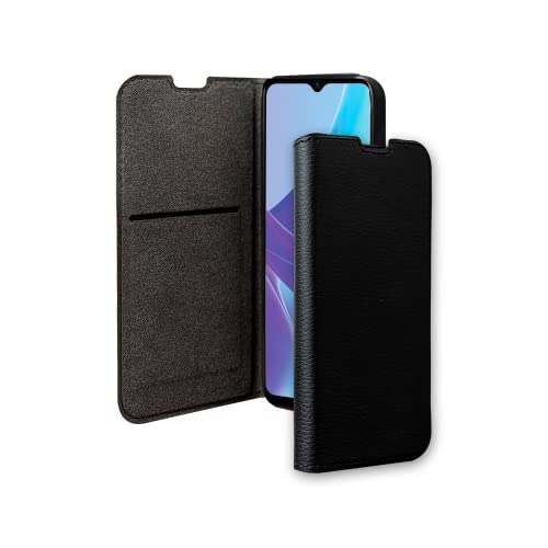 Folio Oppo A57 portefeuille noir clapet rabat anti-choc Bigben GRS