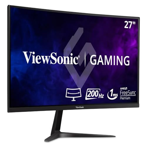 ViewSonic Monitor VX2718-PC-MHD - Gaming - LED - curvo -