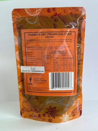 Karma's DRY PRAWN BALCHAO - Pack of 2