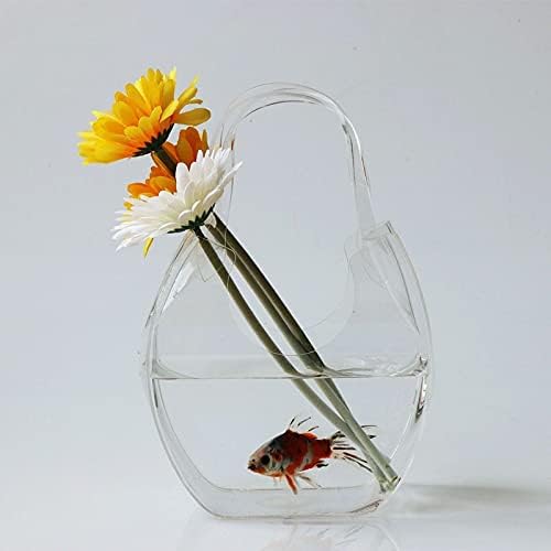 Fish Tank Glass Figurine Collectible Ornament, Glass Fish Sea Animal Sculpture for Fish Tank Aquarium Decoration Glass Fish Tank(A)
