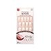 Kiss Salon Acrylic Nude French 28 Count Medium Length Flat (Pack of 6)