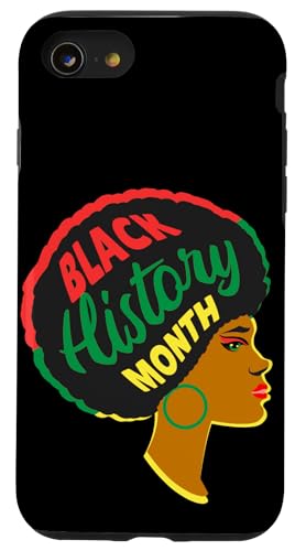 Black History Month Melanin Girl Magic Brown Queen �����p �y���� �X�}�z�P�[�X iPhone SE (2020) / 7 / 8 �p