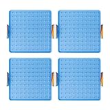 QUXVUIS Verbessern Sie die Hand Auge Koordination mit integrierten Nagellehrmitteln und logischen Denkfähigkeiten in der Früherziehung, Blau