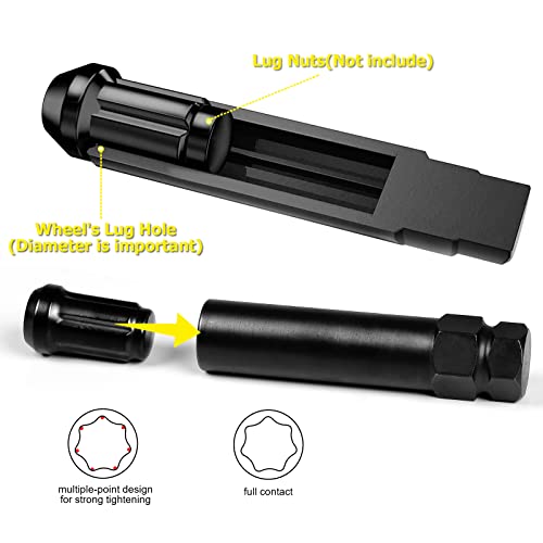 Topec 8Pcs Locking Lug Master Key Set,Sae/Metric Inner Wheel Lock Removal Kit For The Purpose Of Easily Removing Locking Lug Nuts On Aftermarket Wheels #TOP4